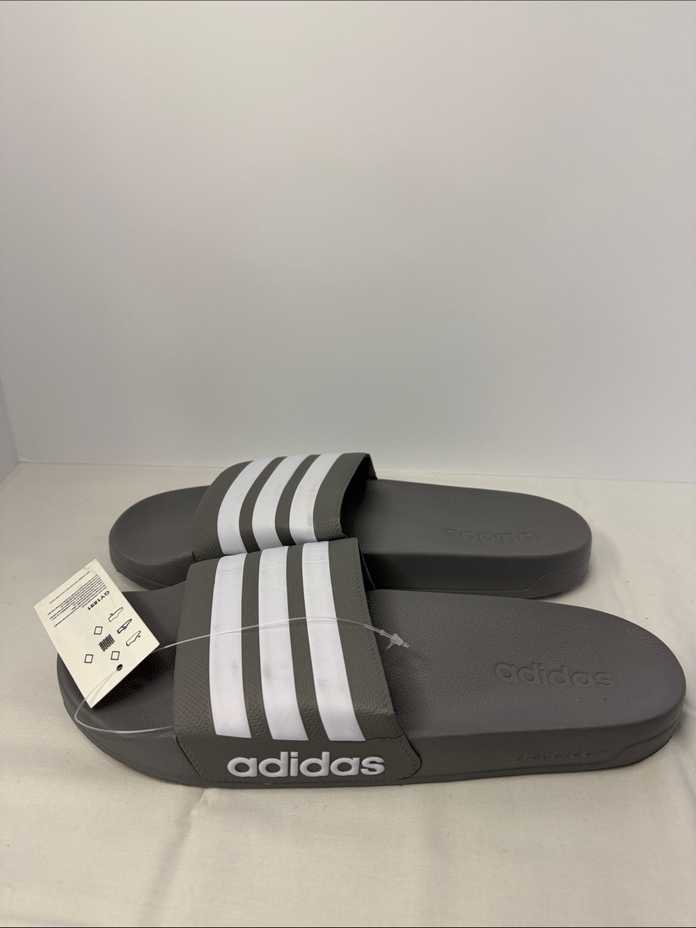 Adidas slides Adilette Shower size 11 Men Grey